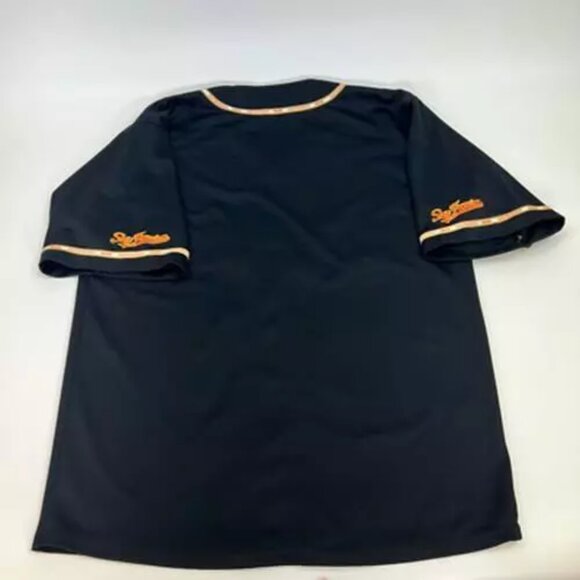 San Francisco Giants Gogo Men Jersey Baseball Black Orange Embroidered XL - Picture 2 of 10